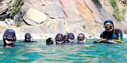 Freediving team Ostrava na lomu ve Svobodných Heřmanicích